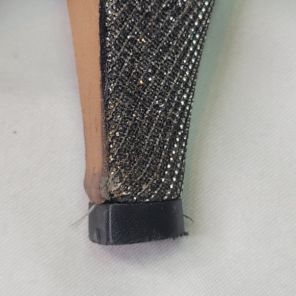 J.Renee Dayna Sling-Back Glimmer Pumps, Pewter - Picture 15 of 16